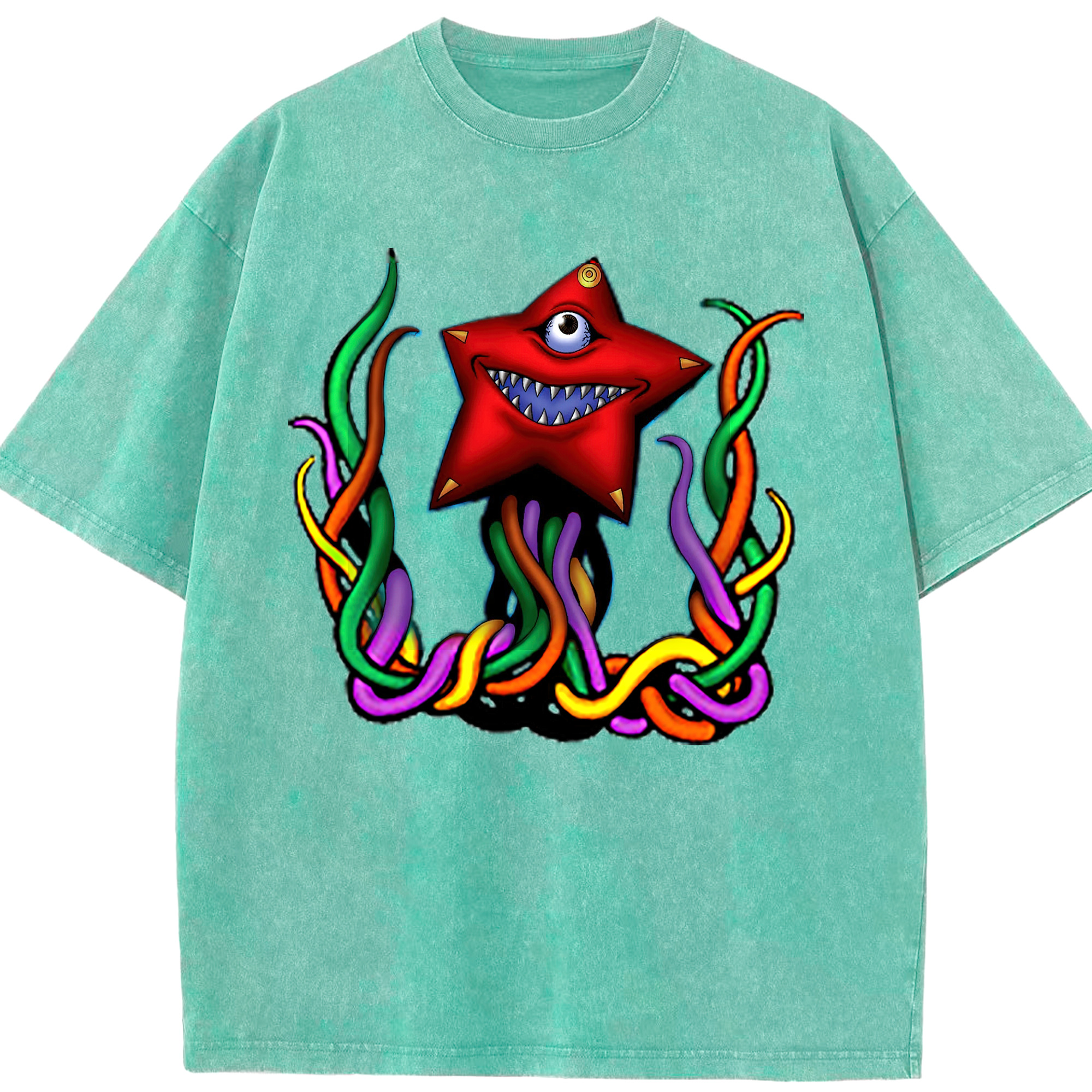 （画像用） 遊☆戯☆王 Yu-Gi-Oh! 綿100% ヴィンテージ風 半袖Tシャツ（フロントプリント）